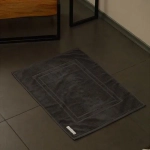 Коврик махровый HOME: Basic "Гри Сандре" 50х70 см, 100% хлопок, 730 г/м2 9848977