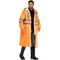 Плащ сигнальный влагозащитный Waterproof Line Extra-Vision WPL ПВХ на молнии оранжевый с СОП