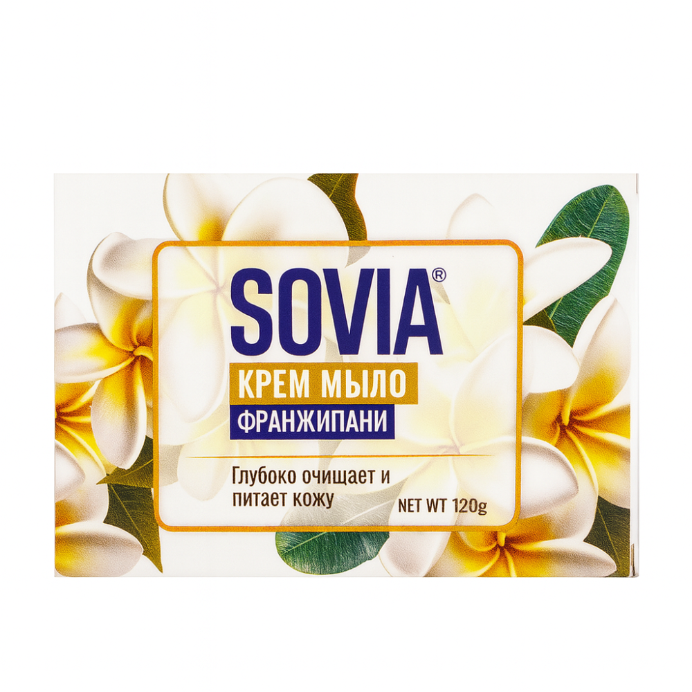 Мыло-крем Sovia Франжипани 120 гр
