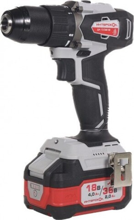 Дрель-шуруповерт аккумуляторная ИНТЕРСКОЛ ДА-13/36В 50 851.2.2.70