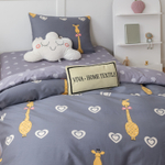 Комплект постельного белья на резинке Сатин Люкс KIDS 100% хлопок CDKR054