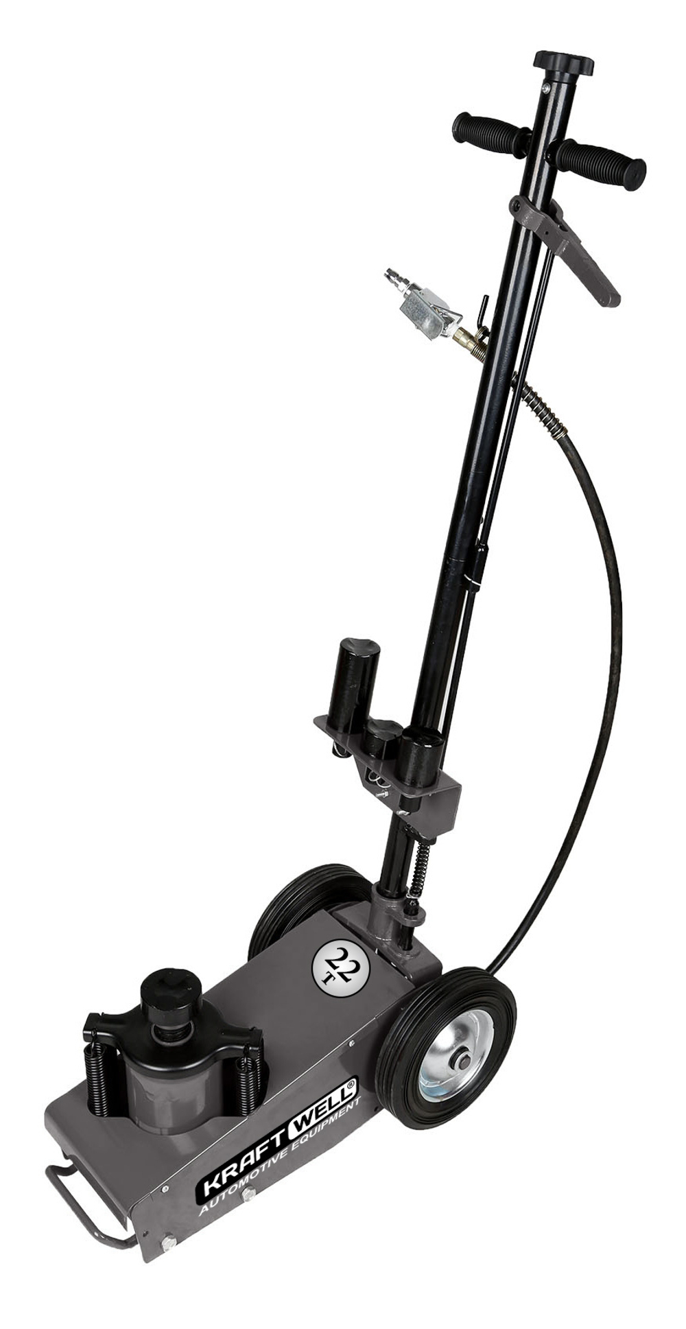 KraftWell KRWAJ22 Домкрат пневмо-гидравлический, г/п 22 т