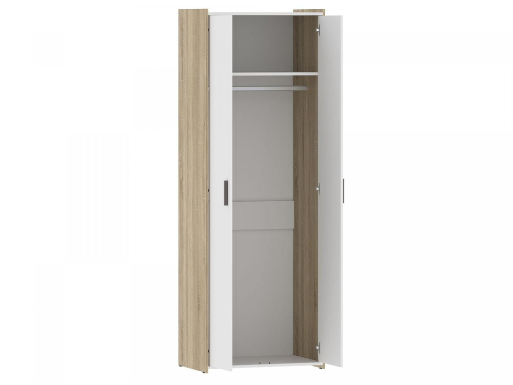 НМ 014.12 Шкаф для одежды Симпл дуб сонома/белый
