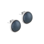Серьги пусеты Possebon Pearl Blue Aventurine A1992.23 BL/S