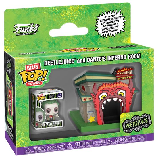 Фигурка Funko Bitty POP! Towns Beetlejuice Beetlejuice and Dante's Inferno Room 85517 / Фигурка Фанко Битти ПОП! по мотивам фильма "Битлджус", Битлджус