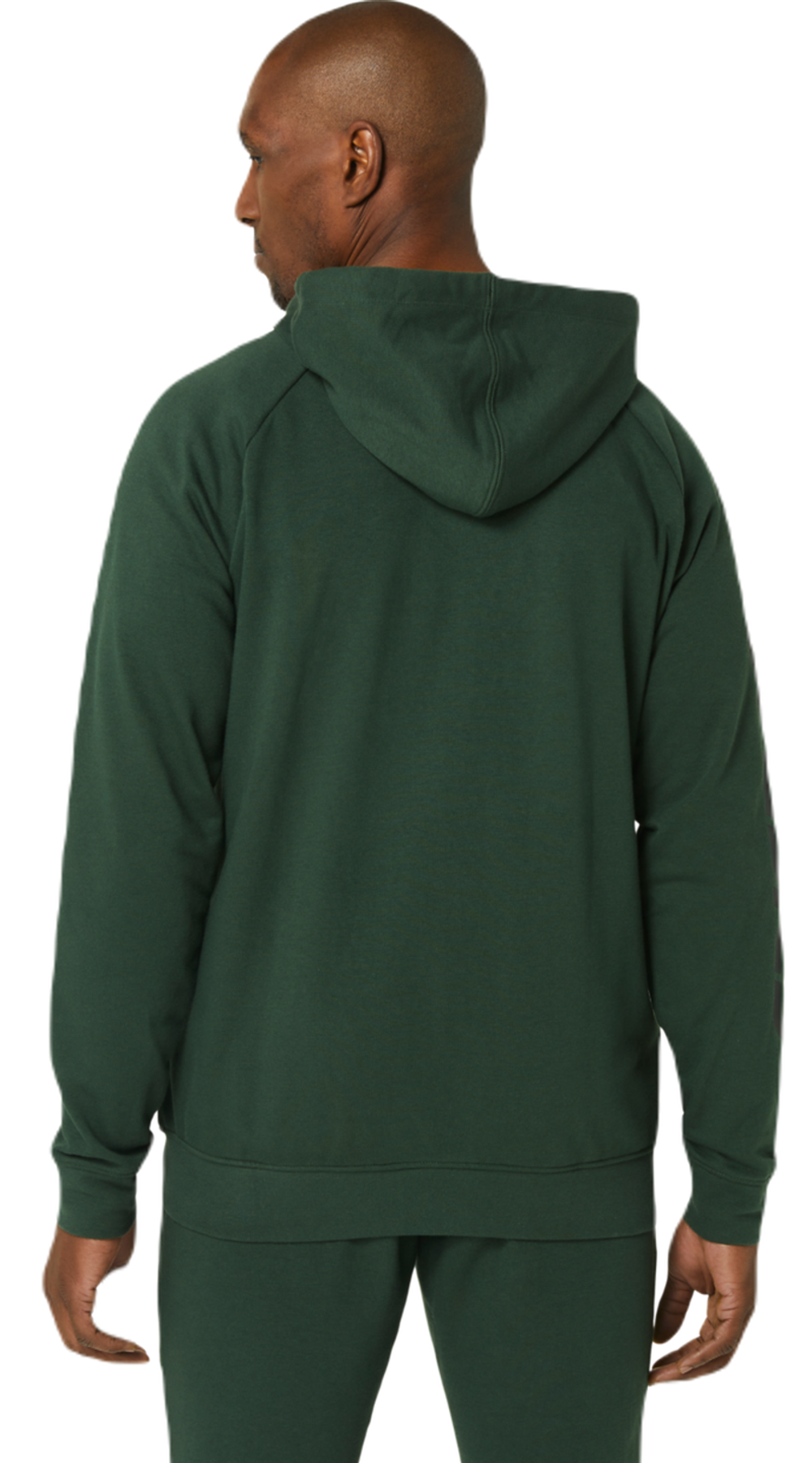 Мужская теннисная кофта Asics Big Asics FZ Hoodie - зеленый