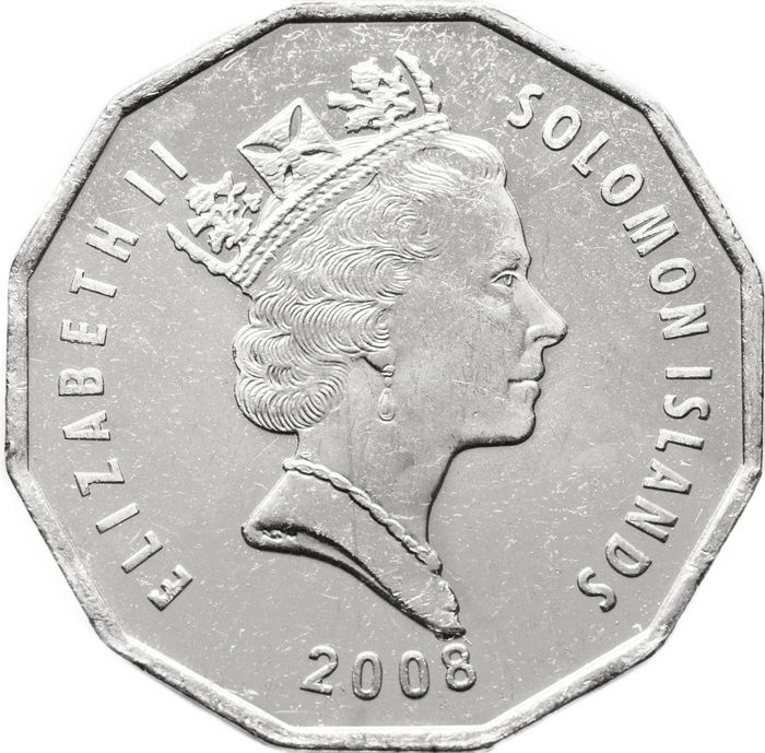 50 центов 2008 Соломоновы острова AU-UNC