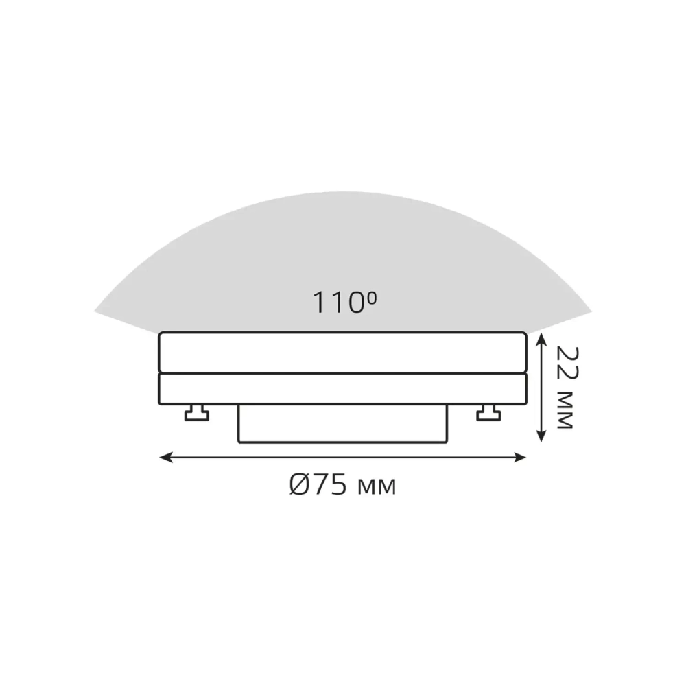 Лампа Gauss LED BASIC GX53 8.5W 810lm 4100K 20849292