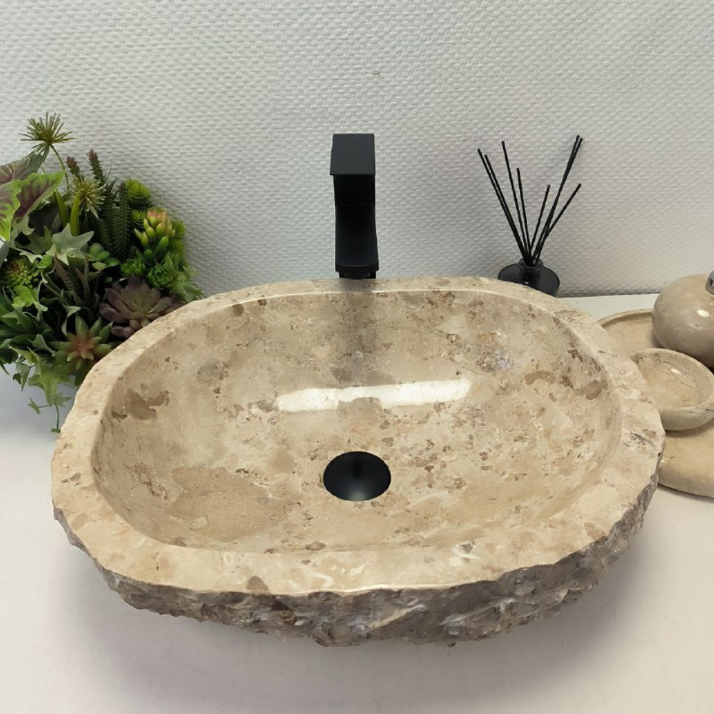 Раковина из мрамора Erozy Cream EM-62653 52*41*15 122