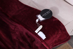 Плед 220х240 Sofi De MarkO Марсель бордовый