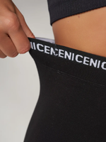 Леггинсы с мехом на резинке теплые бесшовные