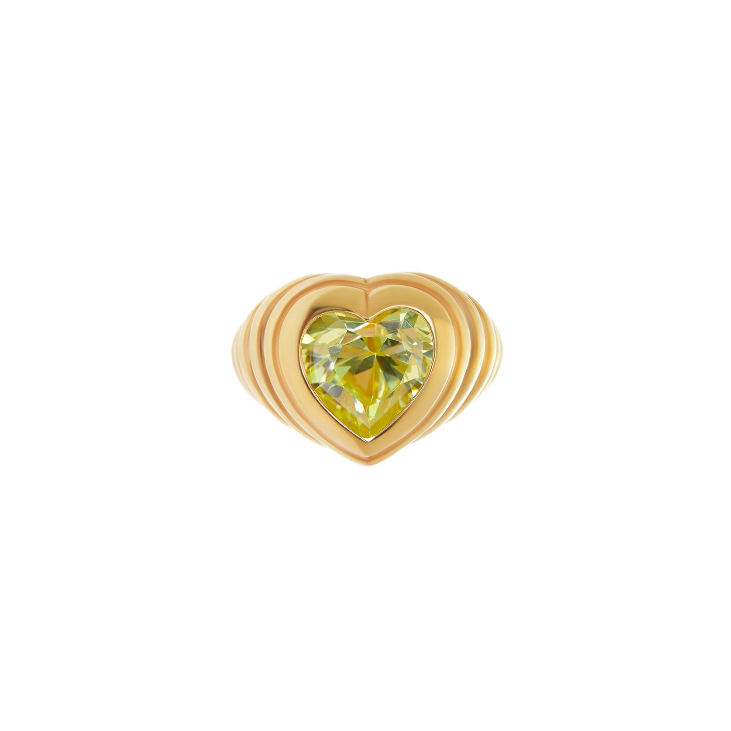 Кольцо Shiny Heart Ring – Light Green