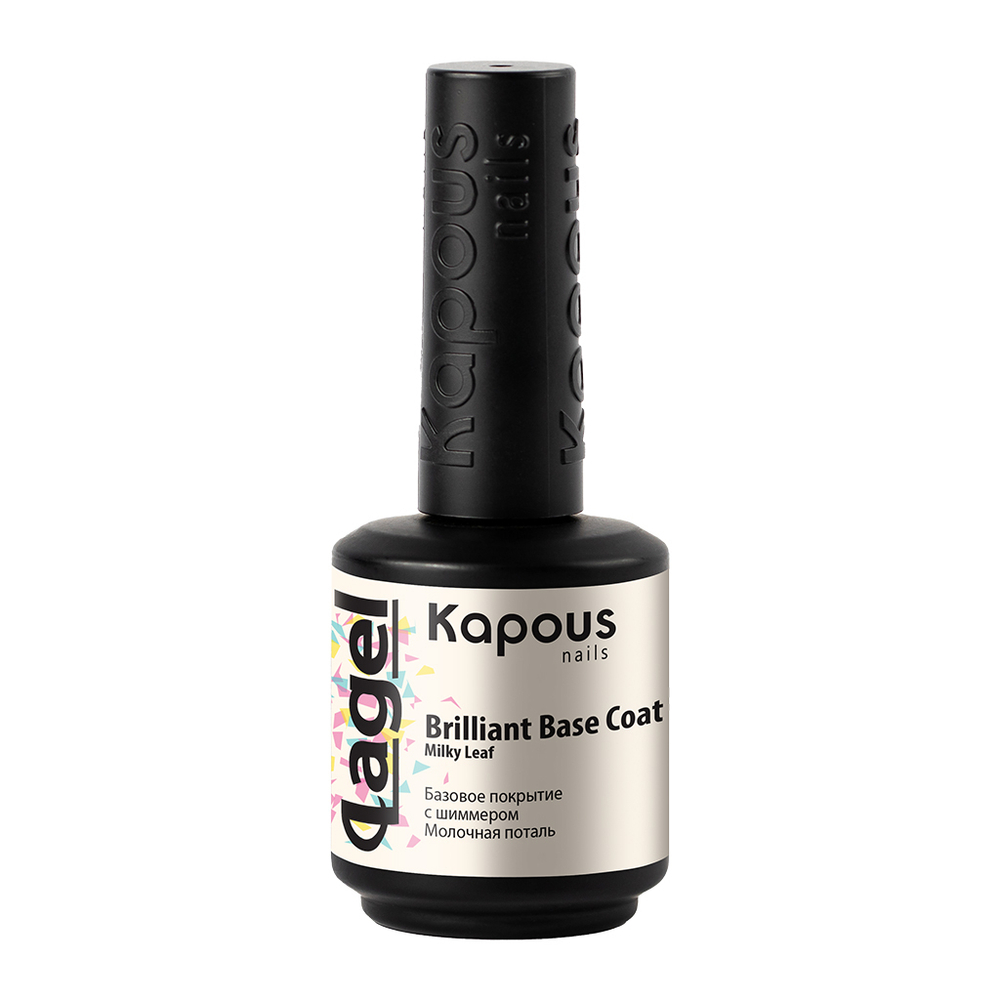 2 Kapous Professional Nails Покрытие, базовое, с шиммером Молочная поталь  , 15мл
