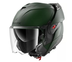 Мотошлем Shark OXO Blank Mat, цвет Зеленый Матовый