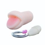 Мастурбатор с грушей Oral Sex (Цвет: телесный)