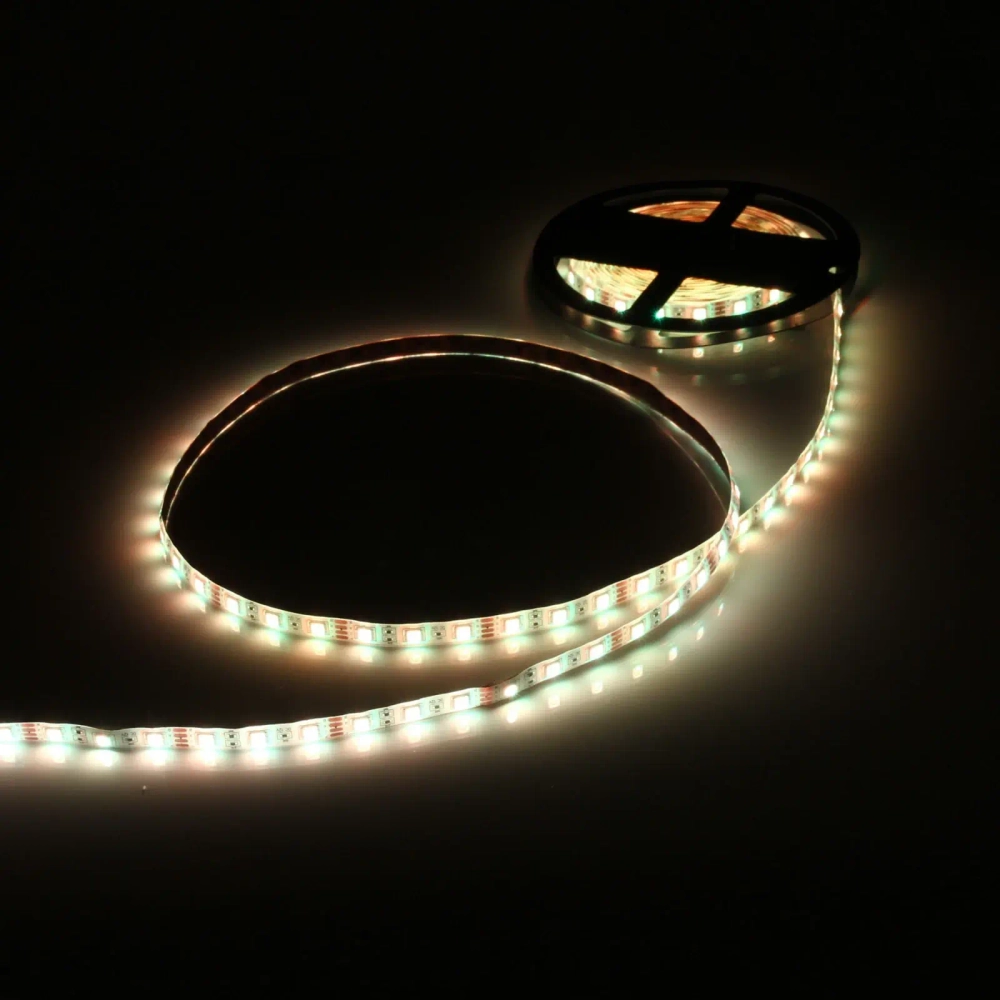 Гирлянда для дома Лента светодиодная самоклейка 5м*10мм, 270 ламп LED, 7 цветов, с пультом, степень защиты IP64