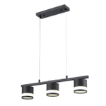 8240/3 COMFI LN25 198 черный, металл/акрил Светильник подвесной LED GX53 3*7W 220V LANIKA