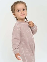 Термокомбинезон с шерстью "Кролики" 0+