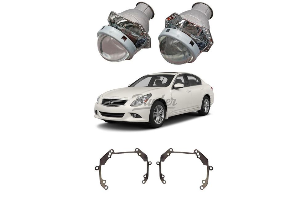 Готовый комплект для замены штатных линз с AFL Infiniti G IV 2006-2013