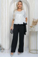 Костюм Первое впечатление (серебро) К11834 LT Collection