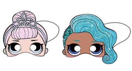 Маски "Куклы ЛОЛ" Арт 2