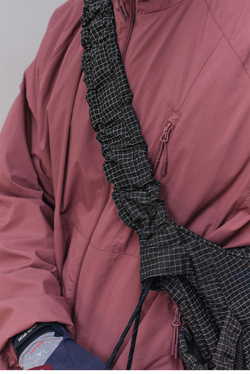 Сумка Nothomme Monterest Outdoor Drawstring Adjustable Ruffled Plaid Crossbody Hobo Bag