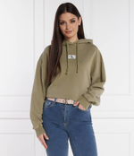 Худи WOVEN LABEL CALVIN KLEIN JEANS - хаки(J20J223082)