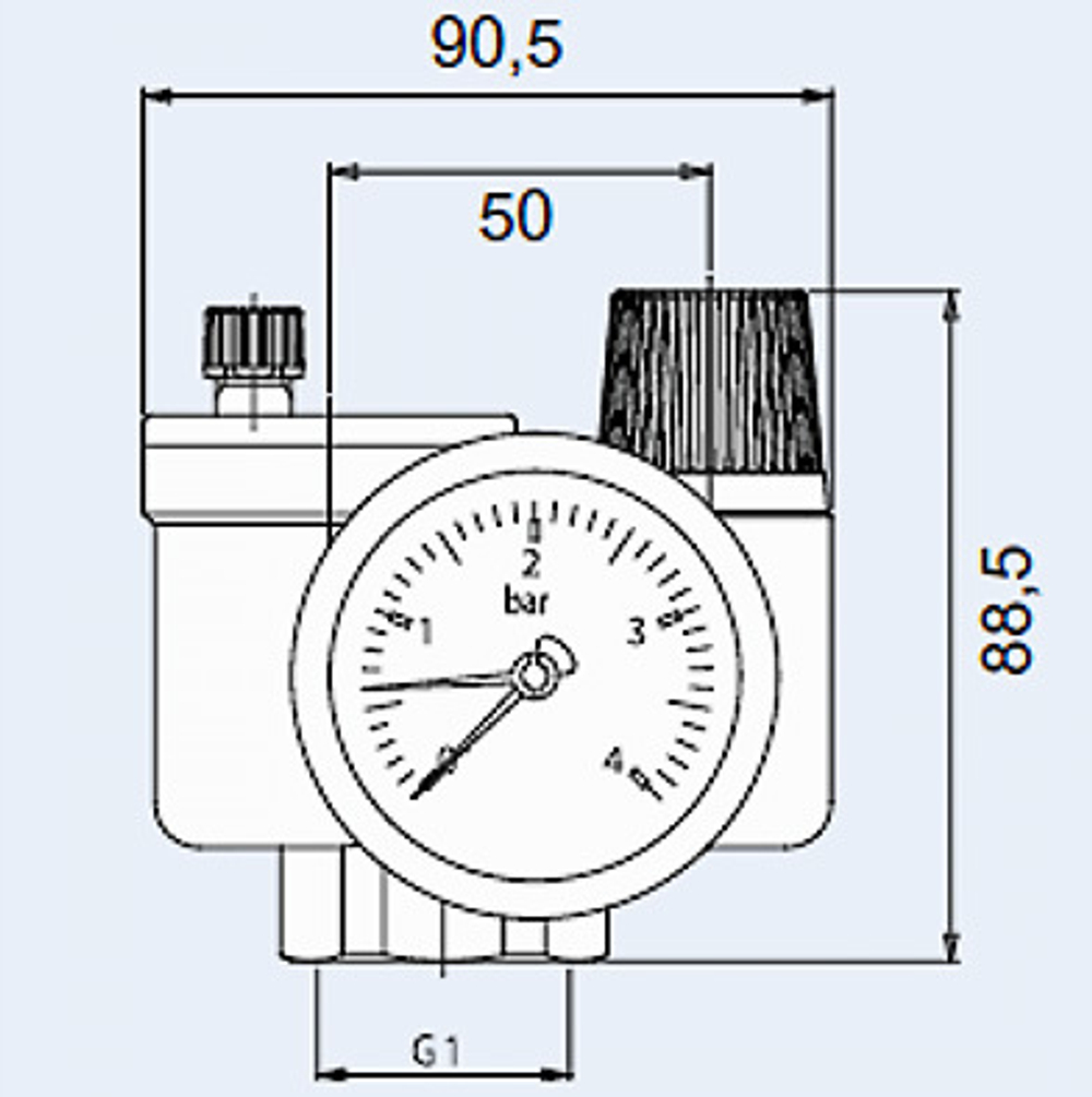 Группа безопасности Watts KSG 30 N с теплоизоляцией