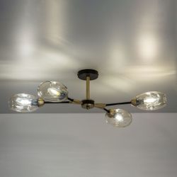 Citilux Монтана CL117145 Люстра на штанге Чёрная