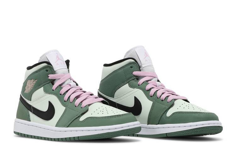 Кроссовки Jordan Air Jordan 1 Mid Se "Dutch Green" (Женская размерная сетка)