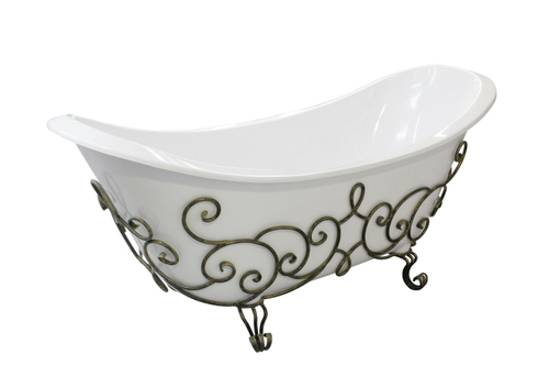 Кованая подставка для ванны Эстет "Скарлетт", ФР-00001481 Патина