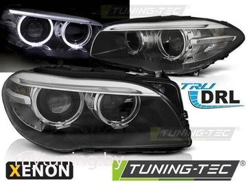 Передние фары AE led black drl для BMW 5 F10 F11