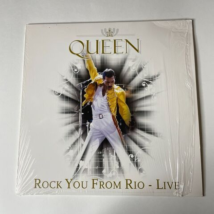 Винтажная виниловая пластинка LP Queen Rock You From Rio Live (EU 2009) (Bootleg)