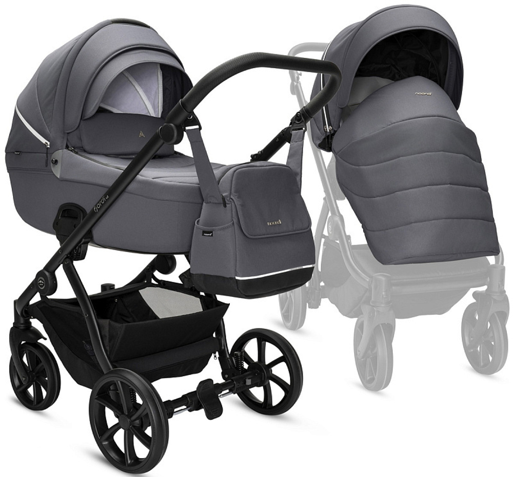 Детская коляска Noordi Fjordi V2 3 в 1 с автокреслом Terra Black 1462148 Boreal
