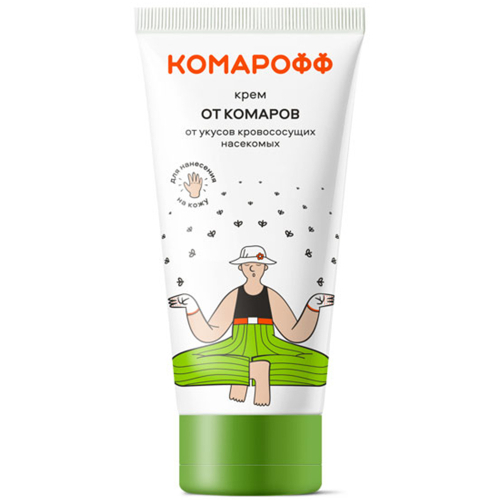 КОМАРОФФ крем от укусов комаров 100мл.