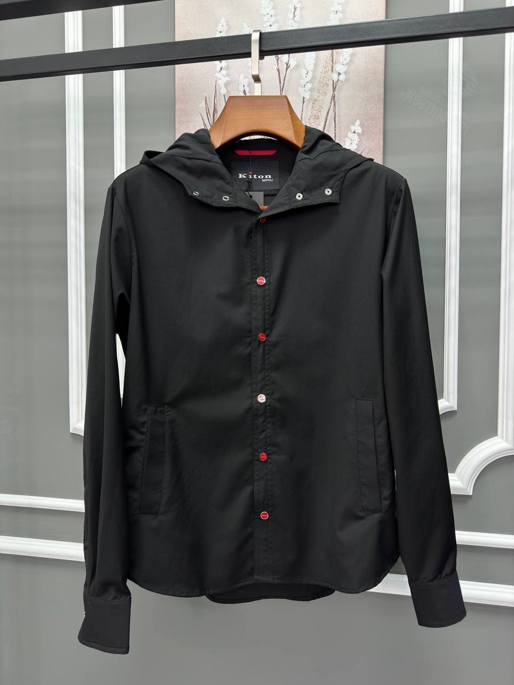 Рубашка с капюшоном Kiton