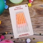 Свечи для торта «Оранжевый рассвет» 5 шт, 5,7 см