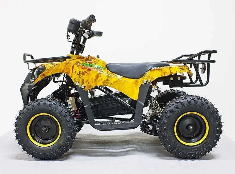 Электроквадроцикл Green Camel Гоби K45 (36V 800W R6 Цепь) быстросъем, ножной тормоз