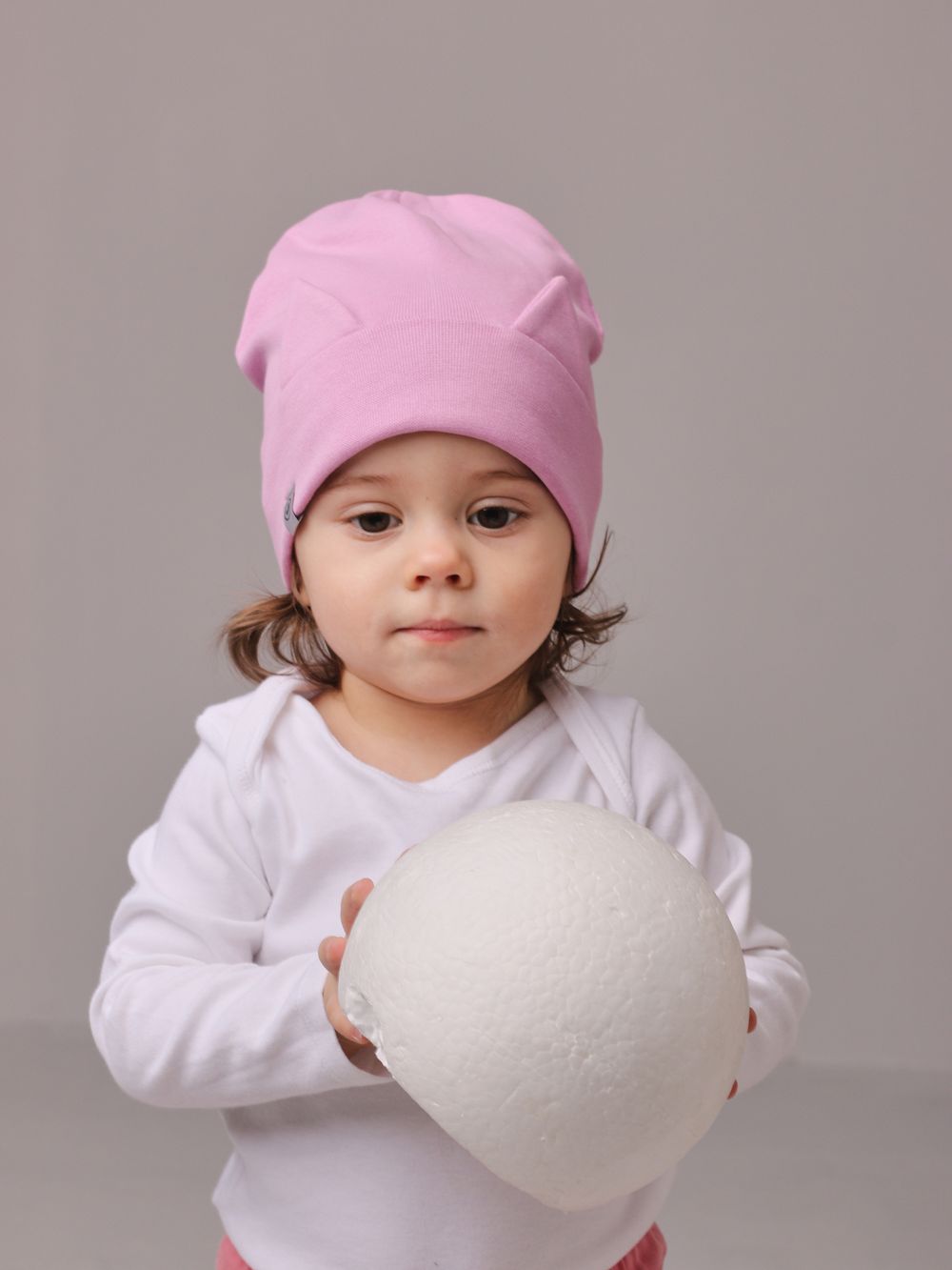 Шапка трикотажная КИС(Лиловый)