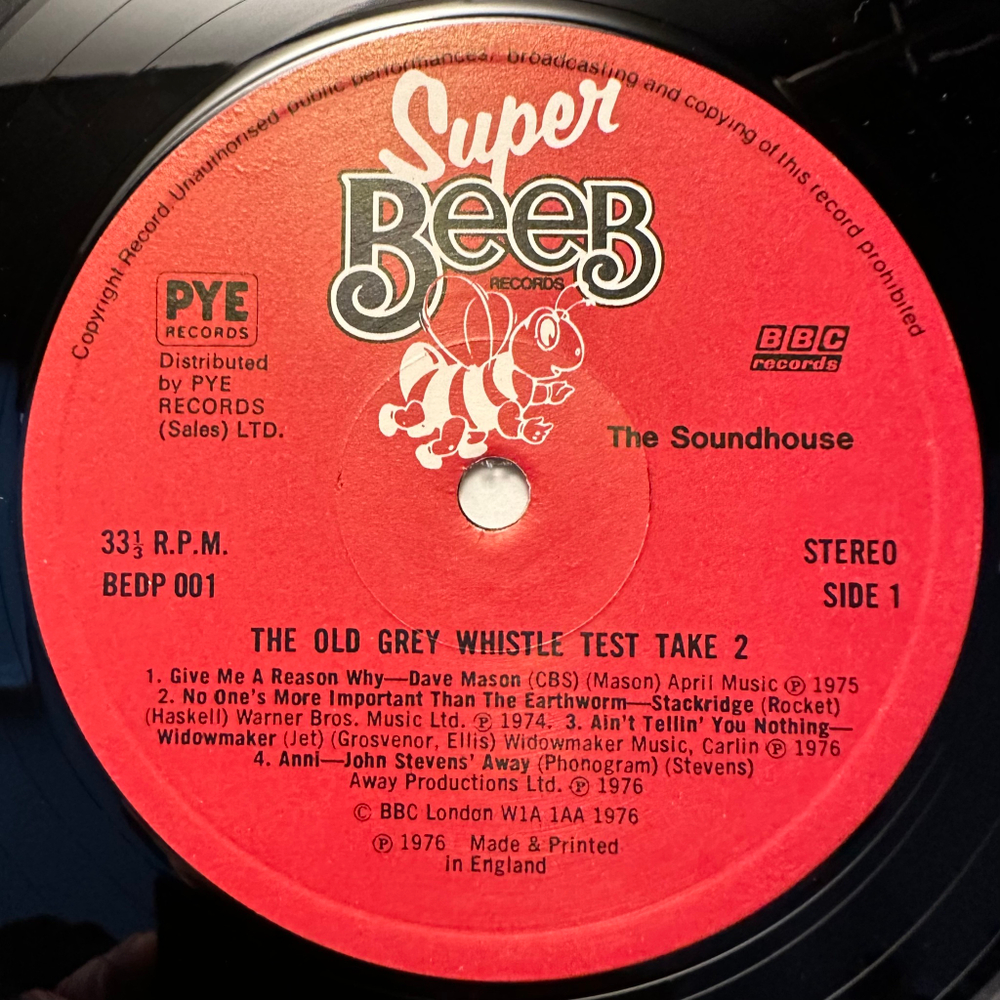 Сборник The Old Grey Whistle Test: Take Two 2LP (Англия 1976г.)