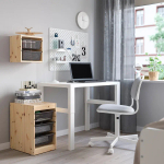 Стеллаж детский - IKEA TROFAST, 32x44x52 см, светло-коричневый/черный, ИКЕА