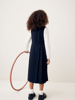 Сарафан длинный школьный для девочки Next Q84-886, Темно-синий