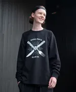 Лонгслив Hardlunch Fork and Knife черный