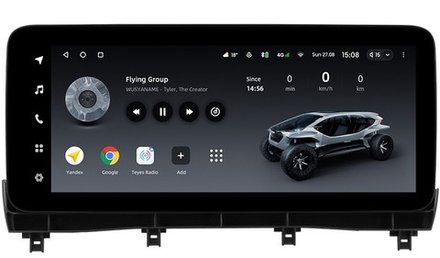 Магнитола для Lexus RX300, RX350, RX450h 2019-2022 AL20 (чёрная с 360) - Teyes LUX ONE ROUND 2K QLED 12.3" монитор на Android 10, CarPlay, 4G SIM-слот