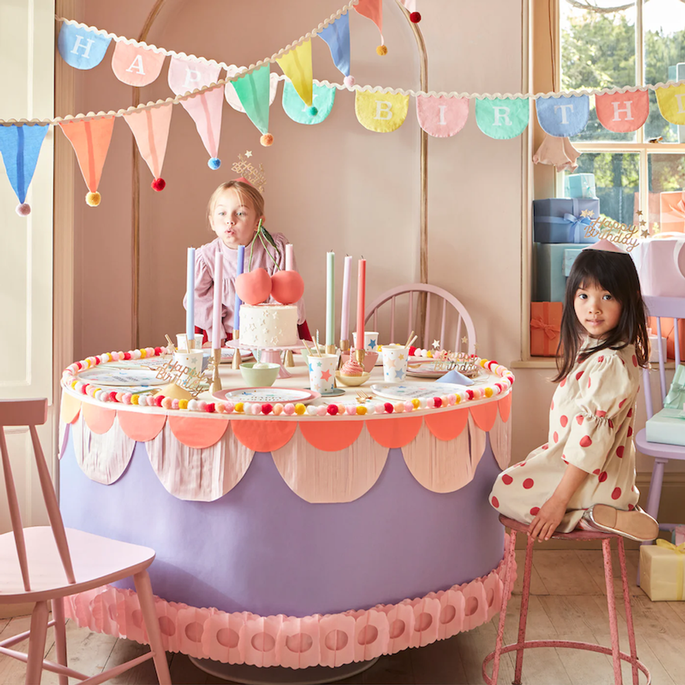 Шляпки-колпачки "Happy Birthday" 6 шт.