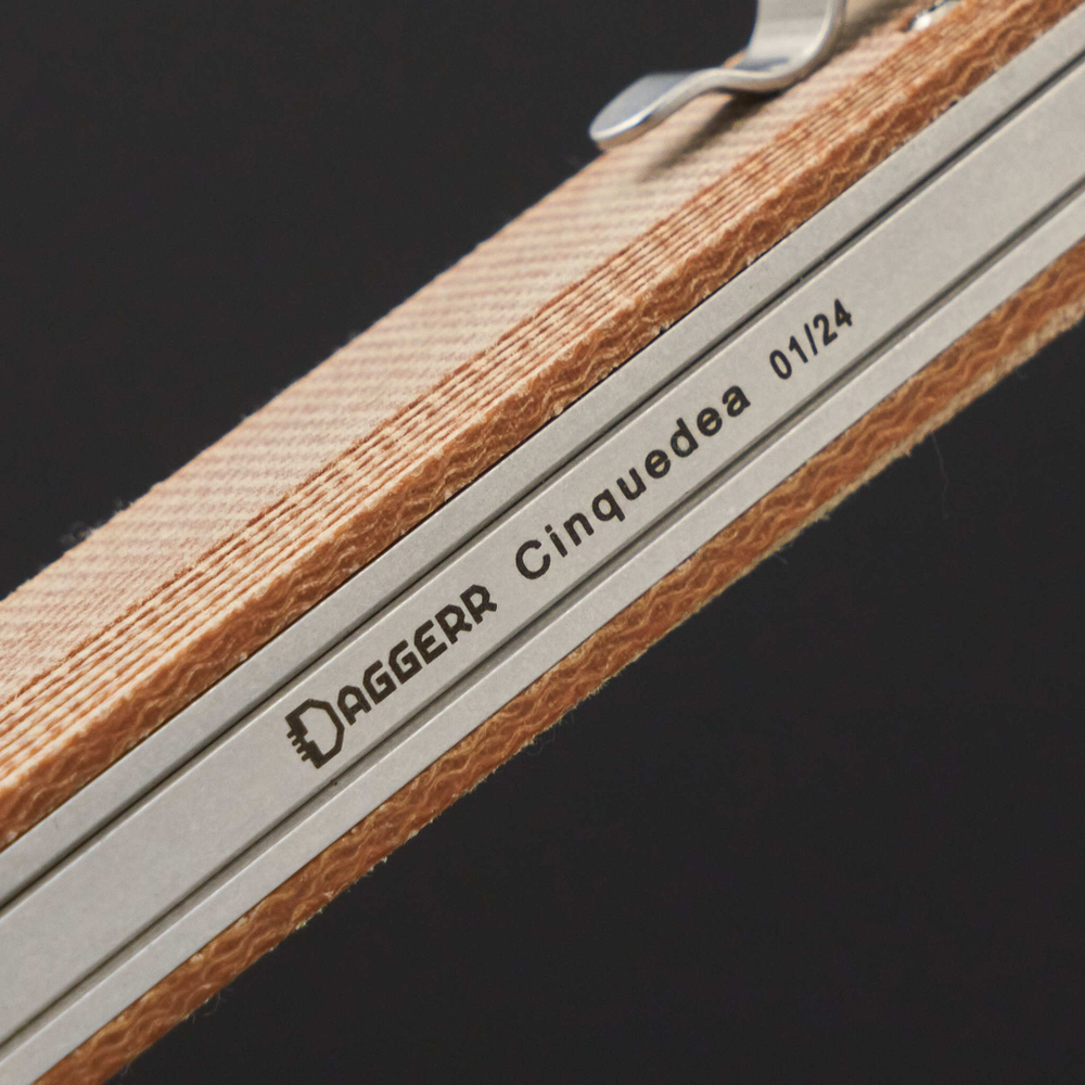 Нож складной Daggerr Чинкуэда Cinquedea micarta BB VG10