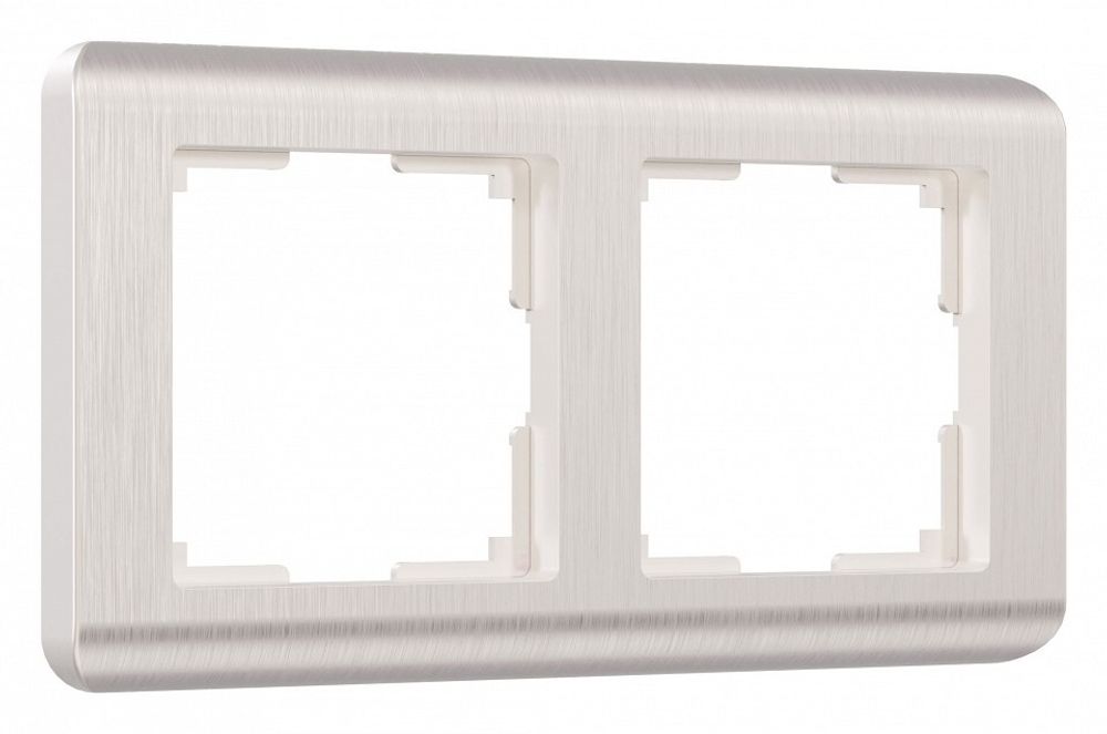 Рамка на 2 поста Werkel Stream (перламутровый) W0022113