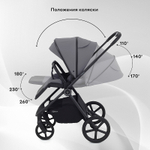 Детская коляска Rant Teo 3 в 1 Grey