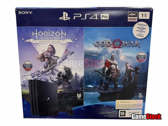 Sony Playstation 4 Pro 1TB CUH-7208B с коробкой SN:02274526441473400 (PS4 Pro, Б/У)