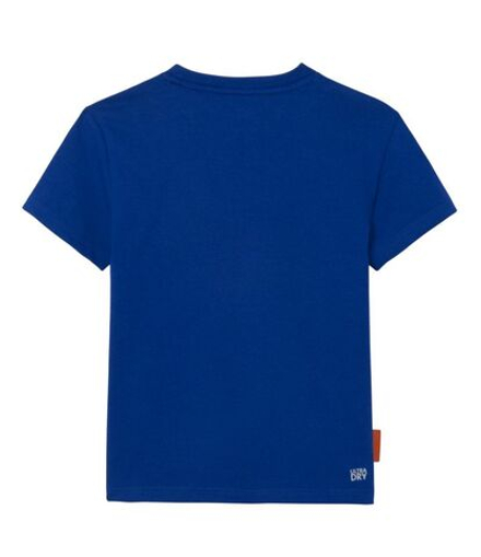 Детская теннисная футболка Lacoste Kid's Roland-Garros Edition Tennis T-Shirt - indigo blue